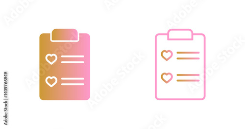 Wishlist Icon Design