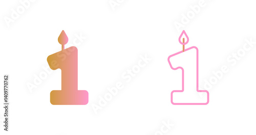 Age Number Icon Design