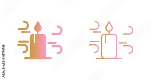 Blowing Candles Icon Design