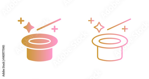 Magician's Hat Icon Design