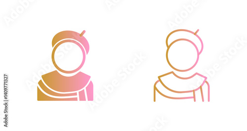 Caricature Artist Icon Design