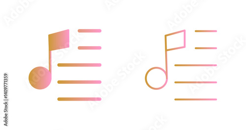 Party Playlist Icon Design