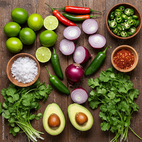 Fresh Mexican Food Ingredie...