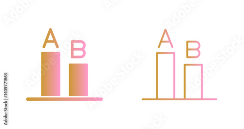 AB Testing Icon Design