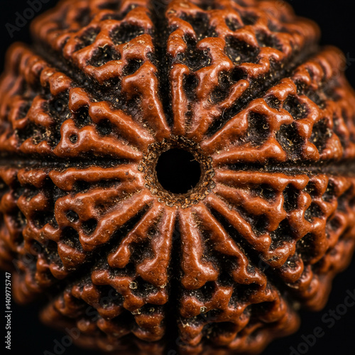 Detailed Macro Shot of Rudr...