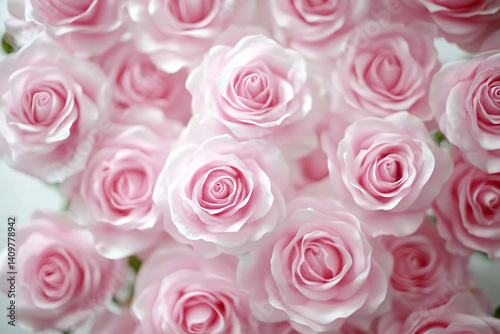 Delicate pink roses a breathtaking bouquet of soft petals romantic and sweet