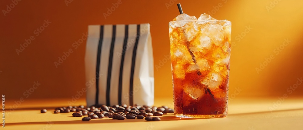 Modern Coffee Vibes with Stylish White Pouch
