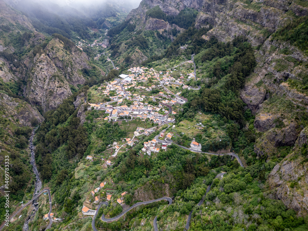 Curral das Freiras civil parish in Valley of the Nuns, Madeira Island, Portugal