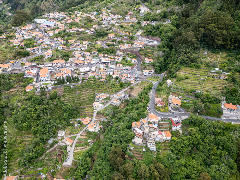 Curral das Freiras civil parish in Valley of the Nuns, Madeira Island, Portugal