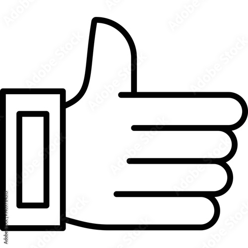 Thumbs Up Icon Vector Element