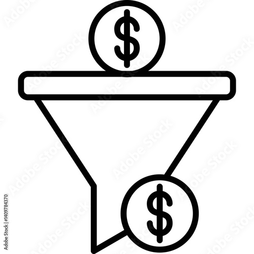Filter Icon Vector Element