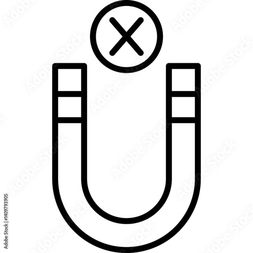 Magnet Icon Vector Element