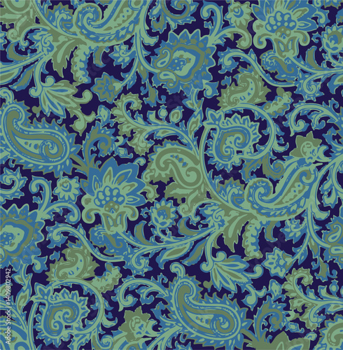 paisley textile pattern design texture,paisley textile pattern design, Magical Traditional Paisleys Seamless Pattern for wallpaper design or fabric textile printing.