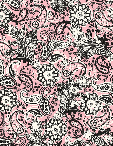 paisley textile pattern design texture,paisley textile pattern design, Magical Traditional Paisleys Seamless Pattern for wallpaper design or fabric textile printing.