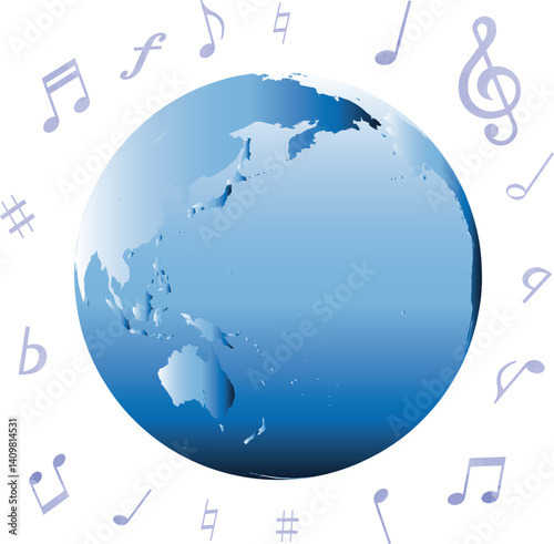 音楽がつなぐ青い地球 – メロディに包まれる世界