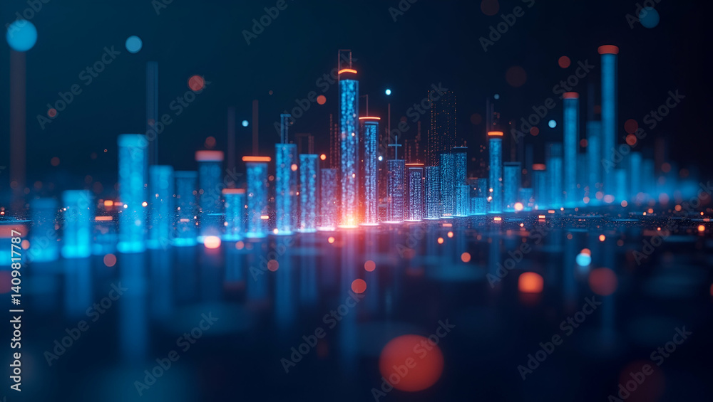 Obraz premium Advanced Analytics Platform for Evaluating Influencer Marketing Performance: Optimize Campaign Effectiveness & Brand Reach in Photo Stock Concepts