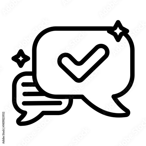 conversation Line Icon