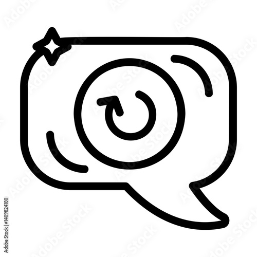 syncing Line Icon