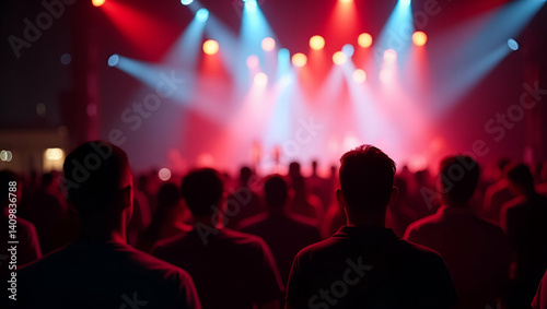 Vibrant Live Audience at International Music Event: Capturing the Energy of Unity and Diversity in Spectacular Moments