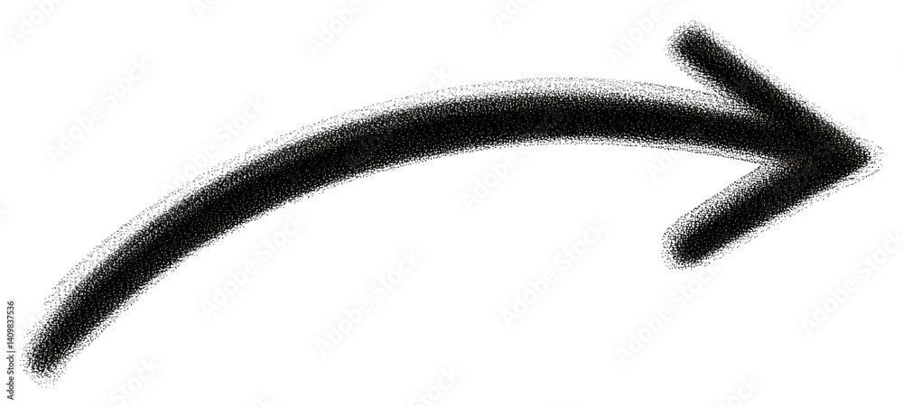 Naklejka premium PNG Black curve arrow symbol directional navigation.