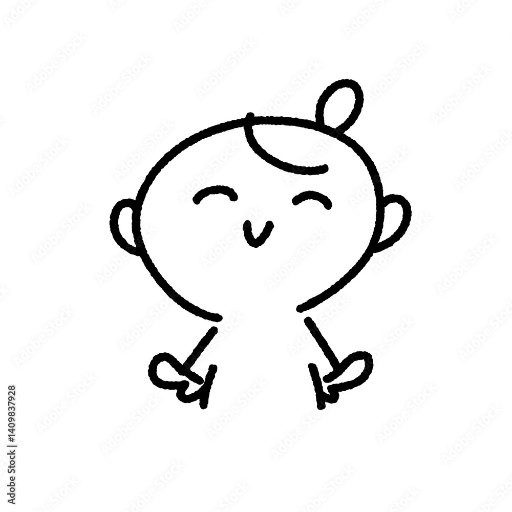 優しくにっこりと微笑む女性・ほのぼの・ほっこり・癒し系