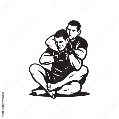 RNC choke Mix Martial Art