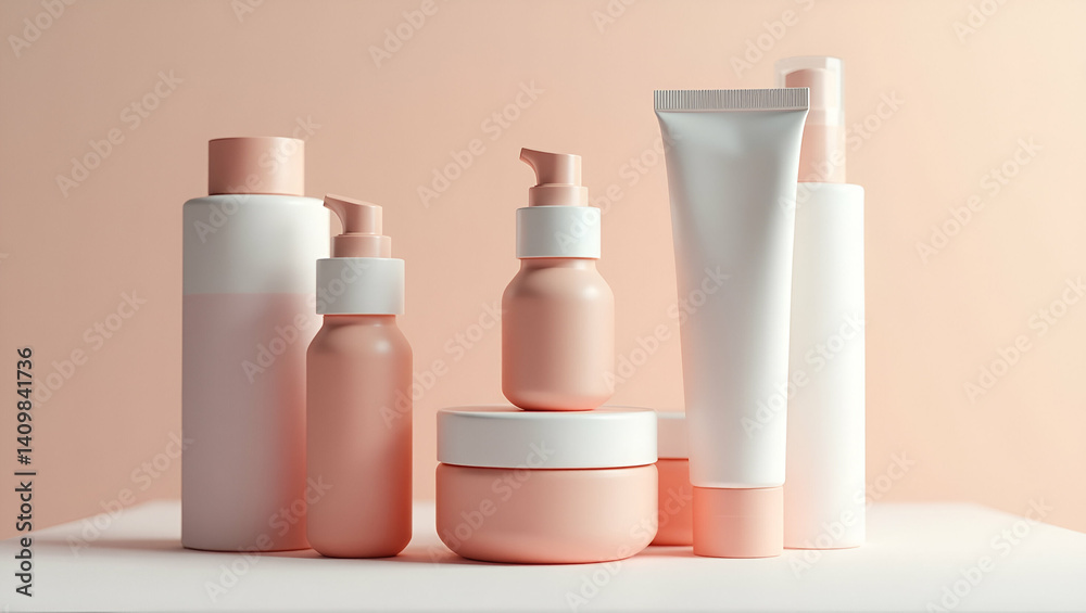 Innovative Beauty Packaging Design: Minimalist Strategies with High-Quality Materials for Digital Merchandising Success & Brand Differentiation - Photo Stock Concept Innovative Beauty Packaging Design: Minimalist Strategies with High-Quality Materials for Digital Merchandising Success & Brand Differentiation - Photo Stock Concept