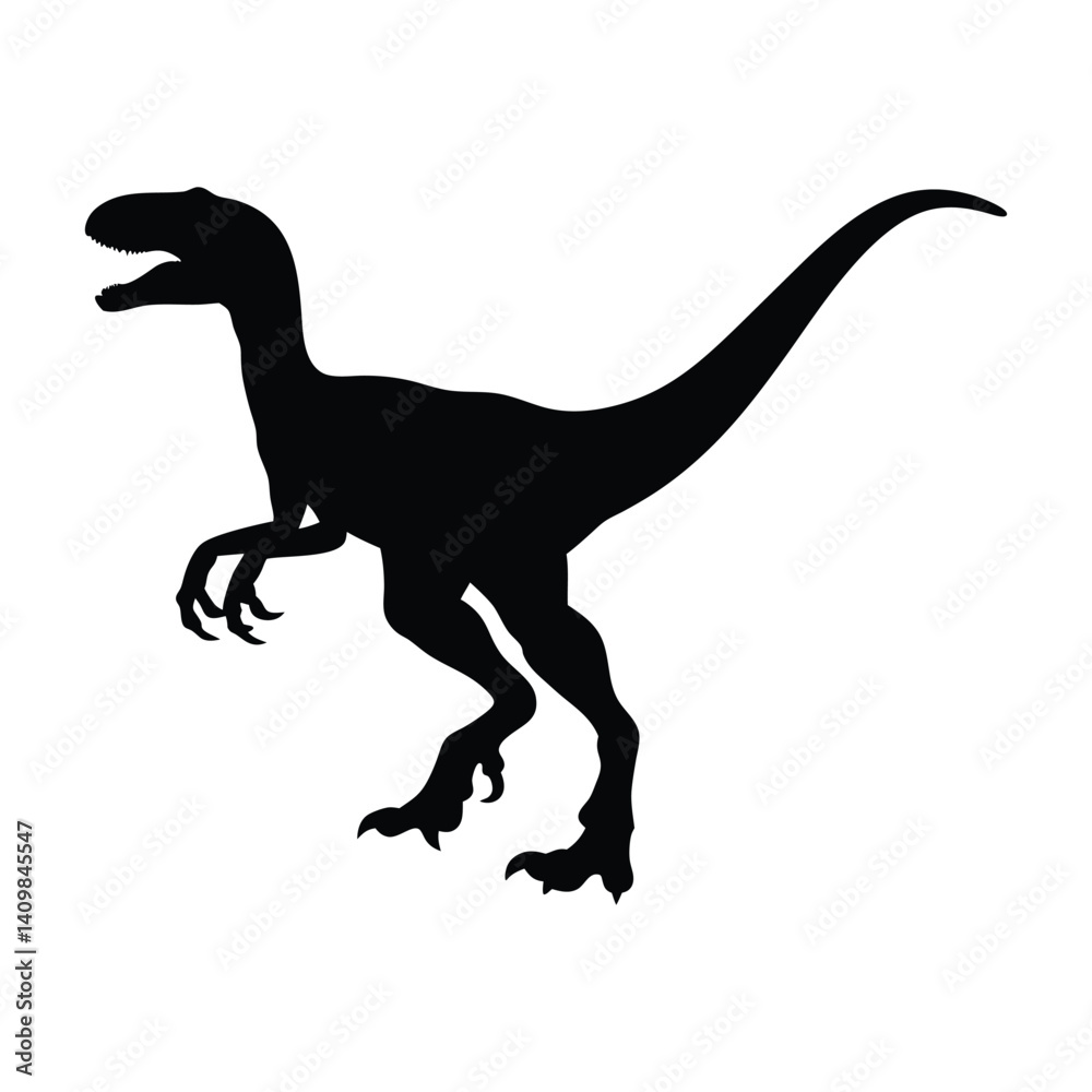 Dinosaur vector silhouette