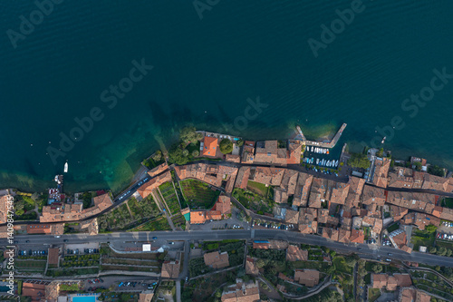 Dreamy Horizon Over Lake Garda, Northern Italy