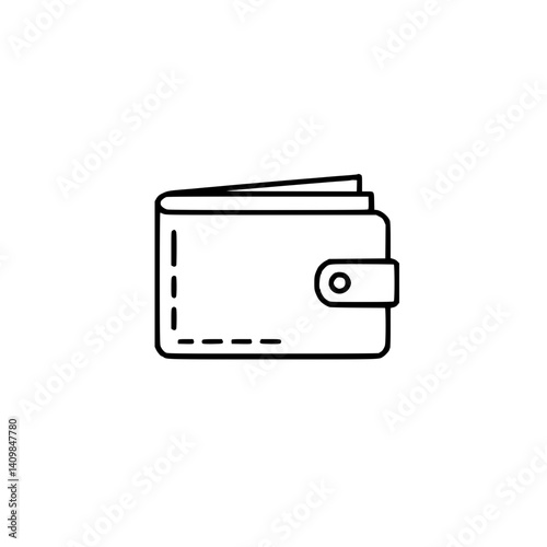 A wallet icon representing payment for budget or personal finance concepts