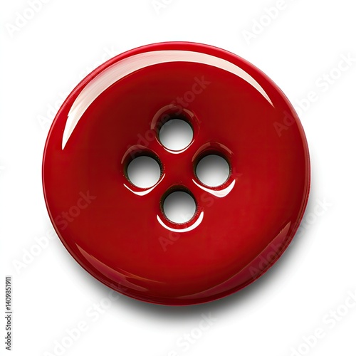 Red button with four holes (6)