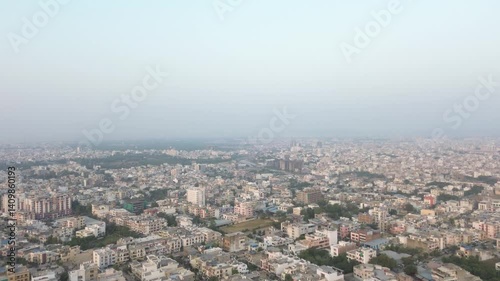 aerial view of the city jaipur rajasthan