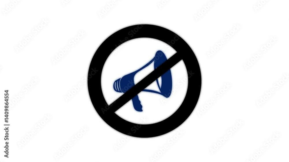 not voice music icon animation. no sound speaker icon motion. no sound speaker not allowed. not voice music icon animation. no sound speaker icon motion. no sound speaker not allowed.