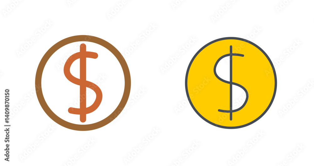 Obraz premium Dollar Icon Design