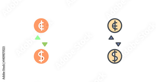 Currency Exchange Icon Design