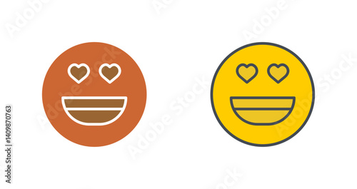 Heart Eyes Icon Design