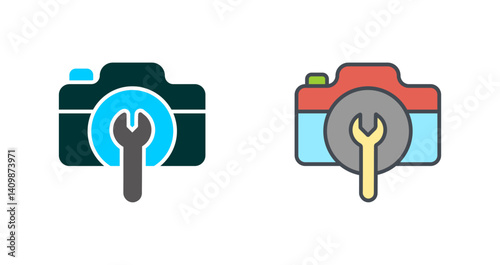 Camera Maintenance Icon Design