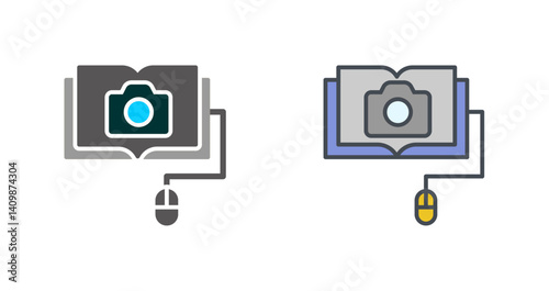 Photography Courses Icon Design