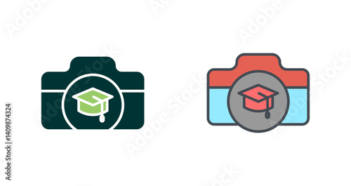 Photography Education Icon Design