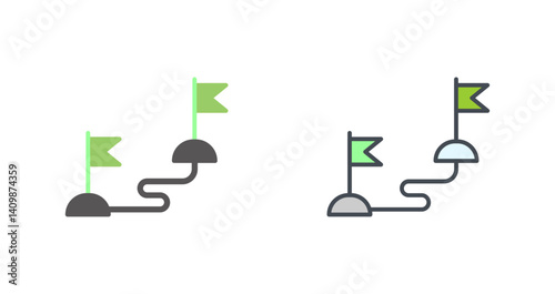 Milestones Icon Design