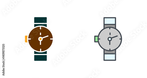 Monitor Watch Icon Design