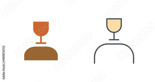 Wine Snob Icon Design
