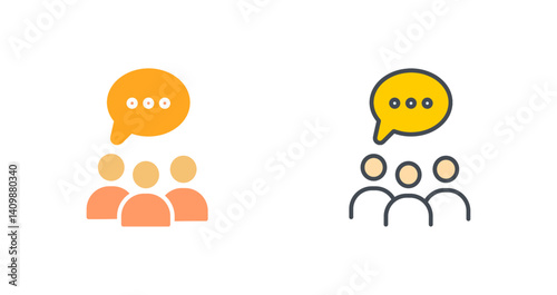 Group Chat Icon Design