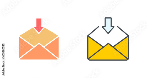 Receive Icon Icon Design