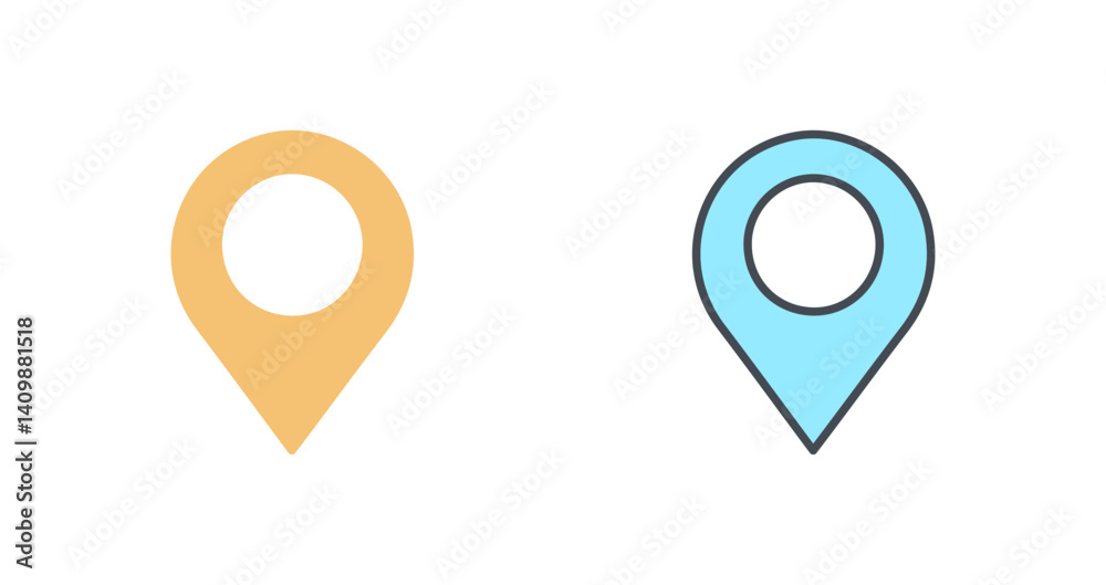 Map Pin Icon Design Map Pin Icon Design