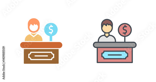 Cashier Icon Design