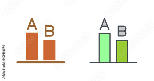 AB Testing Icon Design