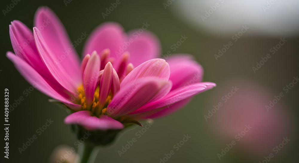 Delicate Pink Flower Close-Up: Soft Focus, Natural Beauty Delicate Pink Flower Close-Up: Soft Focus, Natural Beauty