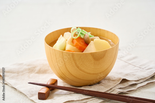 野菜たっぷり・具沢山のお味噌汁