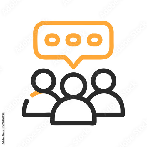Chat Bubble Icon Representing Messaging and Online Communication